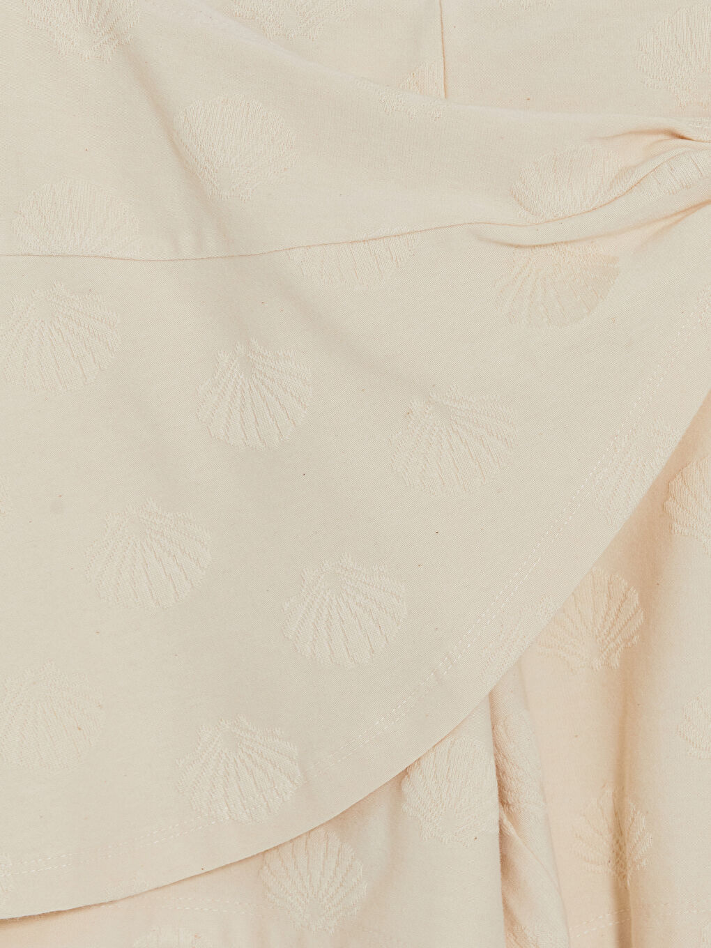 Ekru Anvelop Kesim Kız Çocuk Şort Etek-2