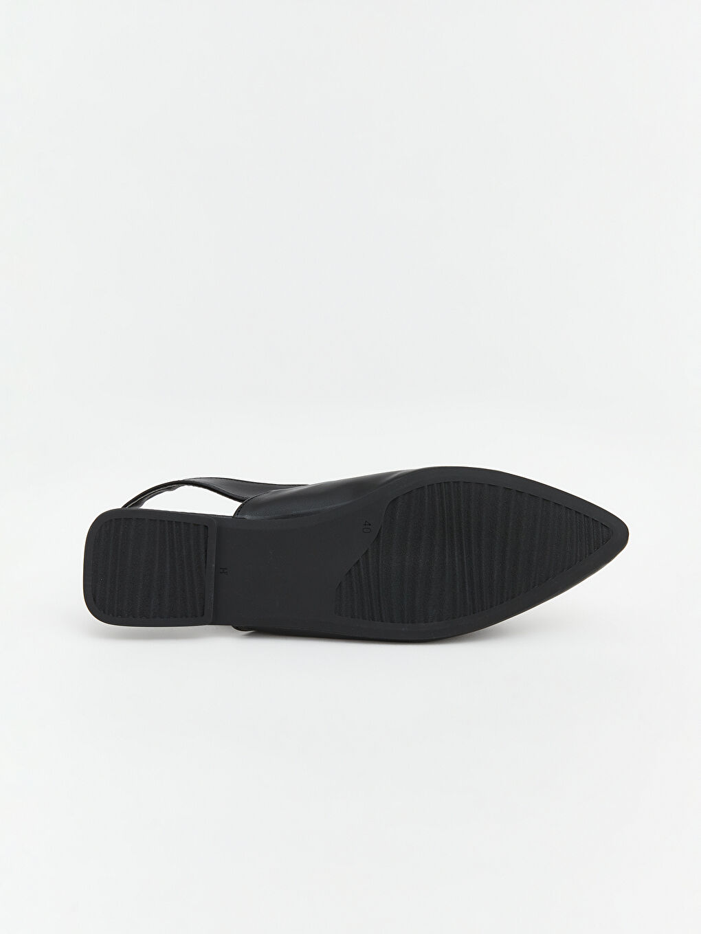 Siyah Sivri Burun Kadın Babet-3