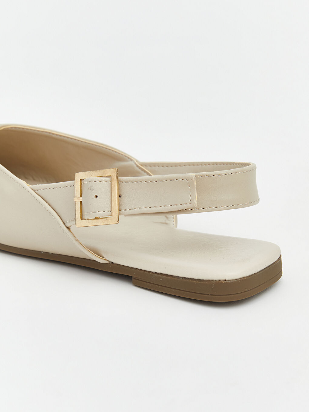 Bej Sivri Burun Kadın Babet-4