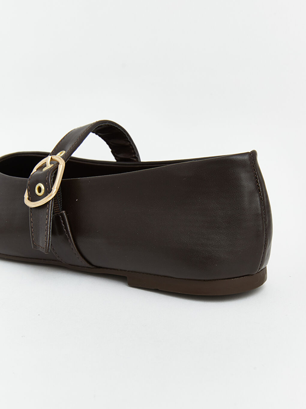 Faux Leather Women's Ballet Flats-4