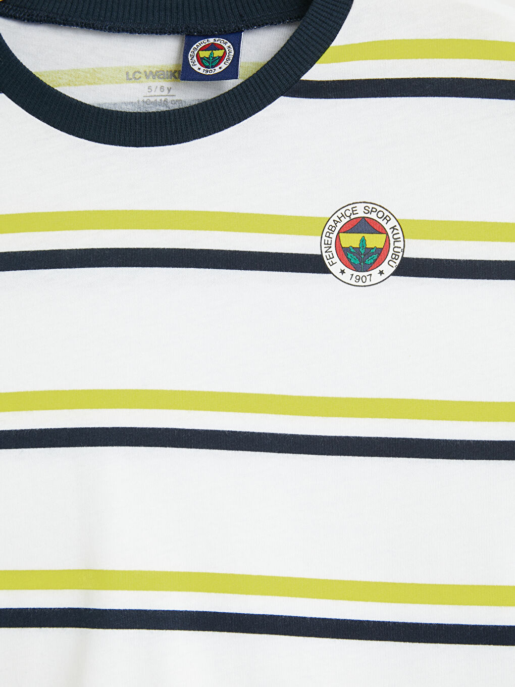 Lacivert Fenerbahçe Baskılı Erkek Çocuk 2'li Tişört Takımı-6