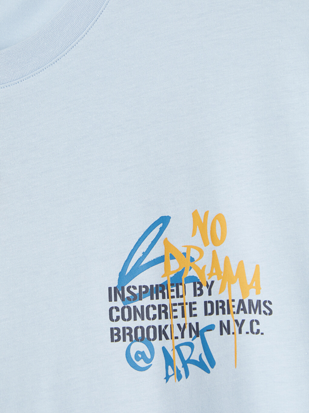 T-shirt Décontracté À Col Rond Imprimé Nyc Pour Homme-6