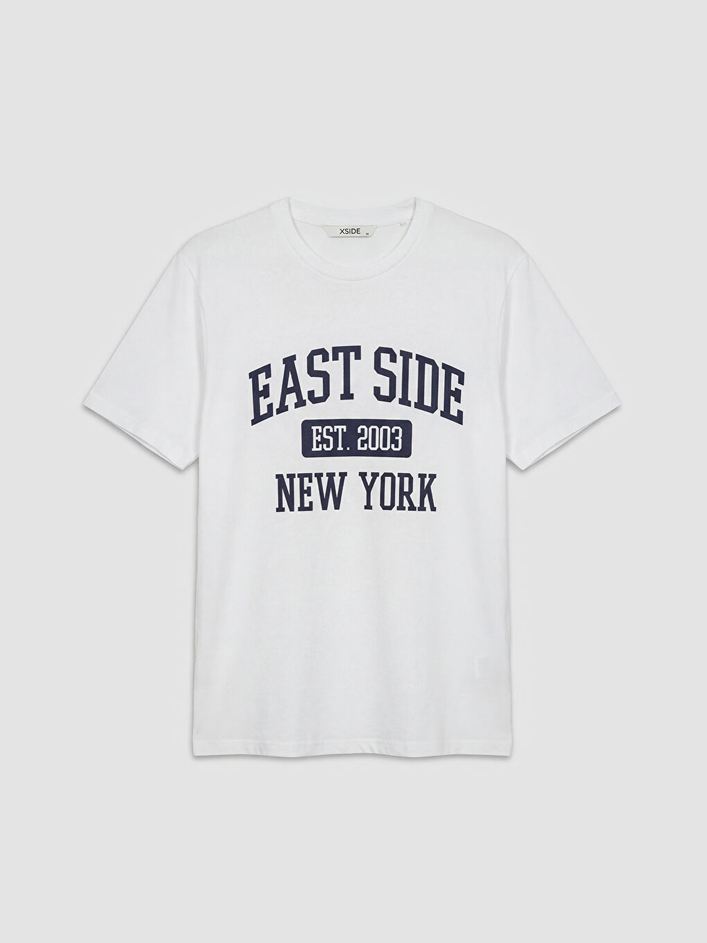 T-shirt à col rond imprimé New York pour homme-4