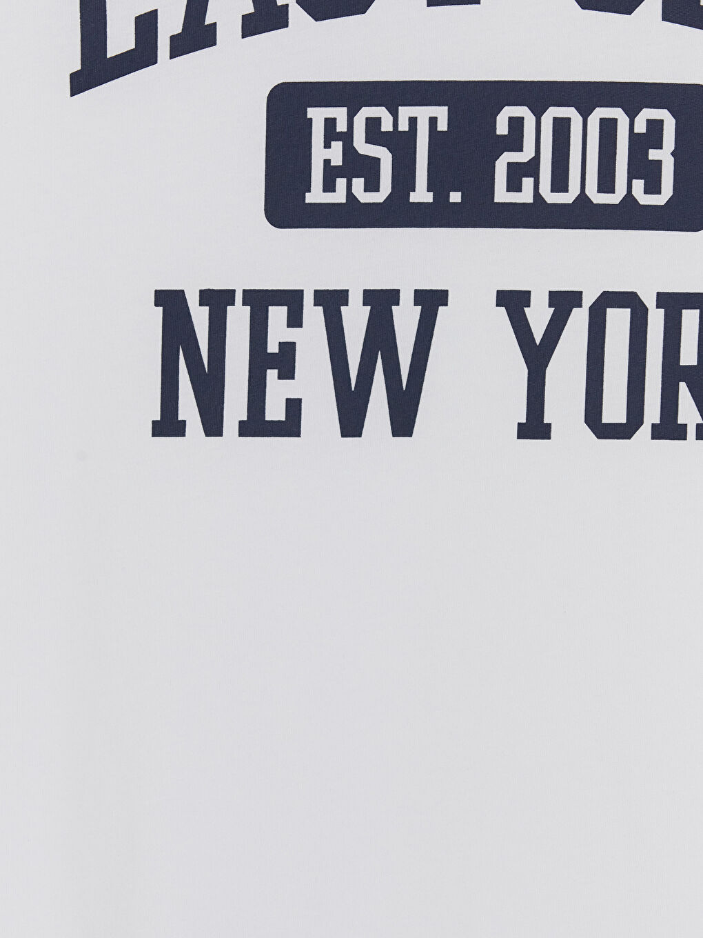 T-shirt à col rond imprimé New York pour homme-6