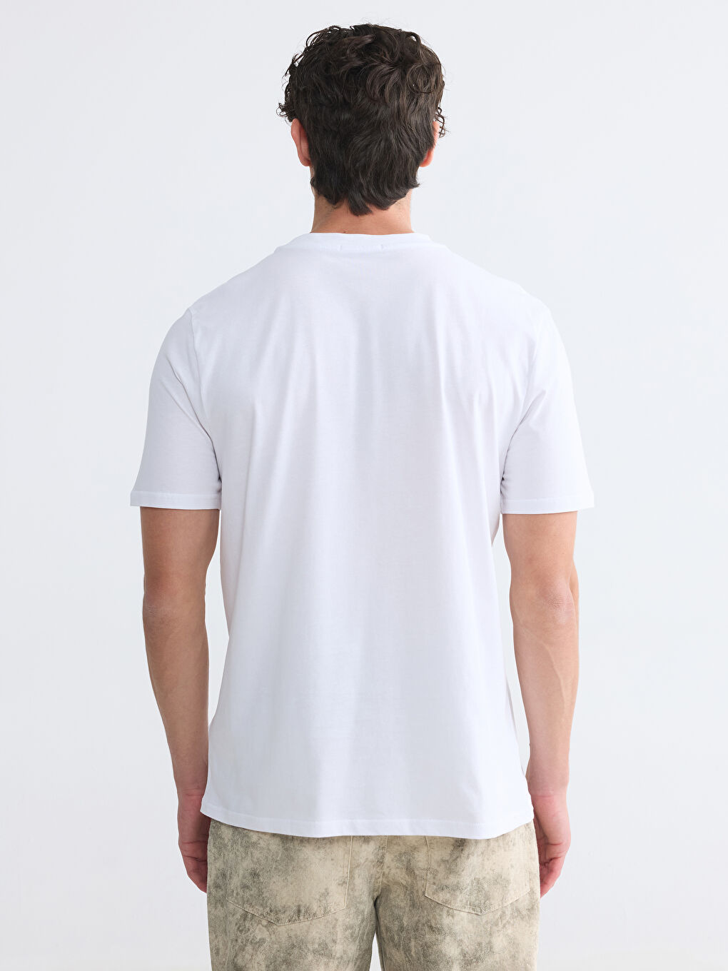 T-shirt à col rond imprimé New York pour homme-3