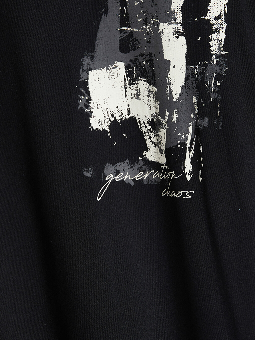 Col Rond Imprimé Homme T-shirt-1