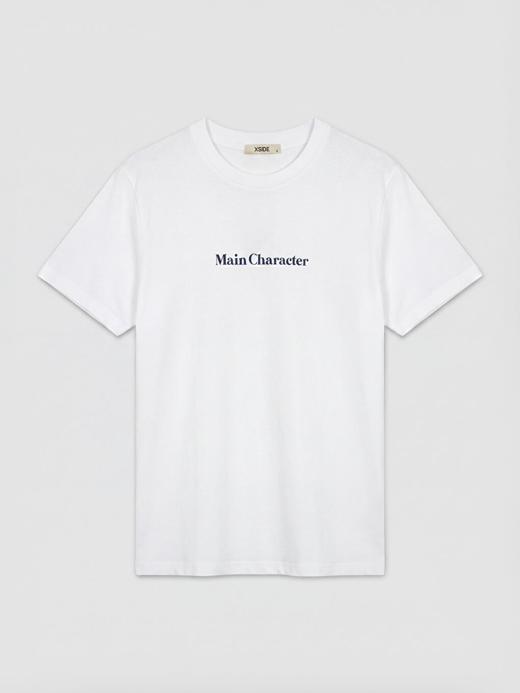 T-shirt imprimé à col rond pour homme-4