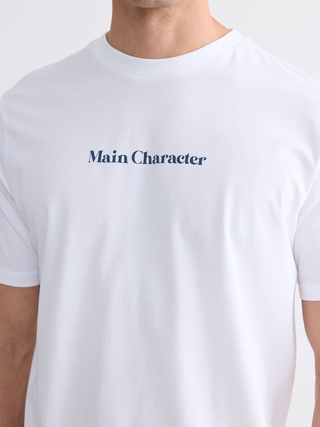 T-shirt imprimé à col rond pour homme-2
