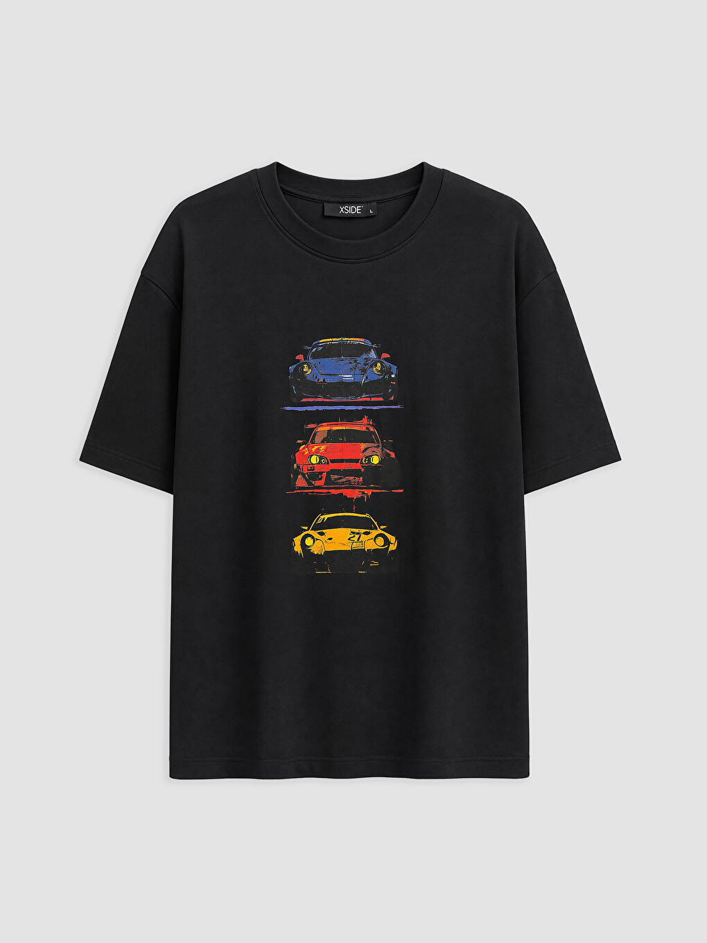 Car Printed Oversize Fit Men's T-shirt