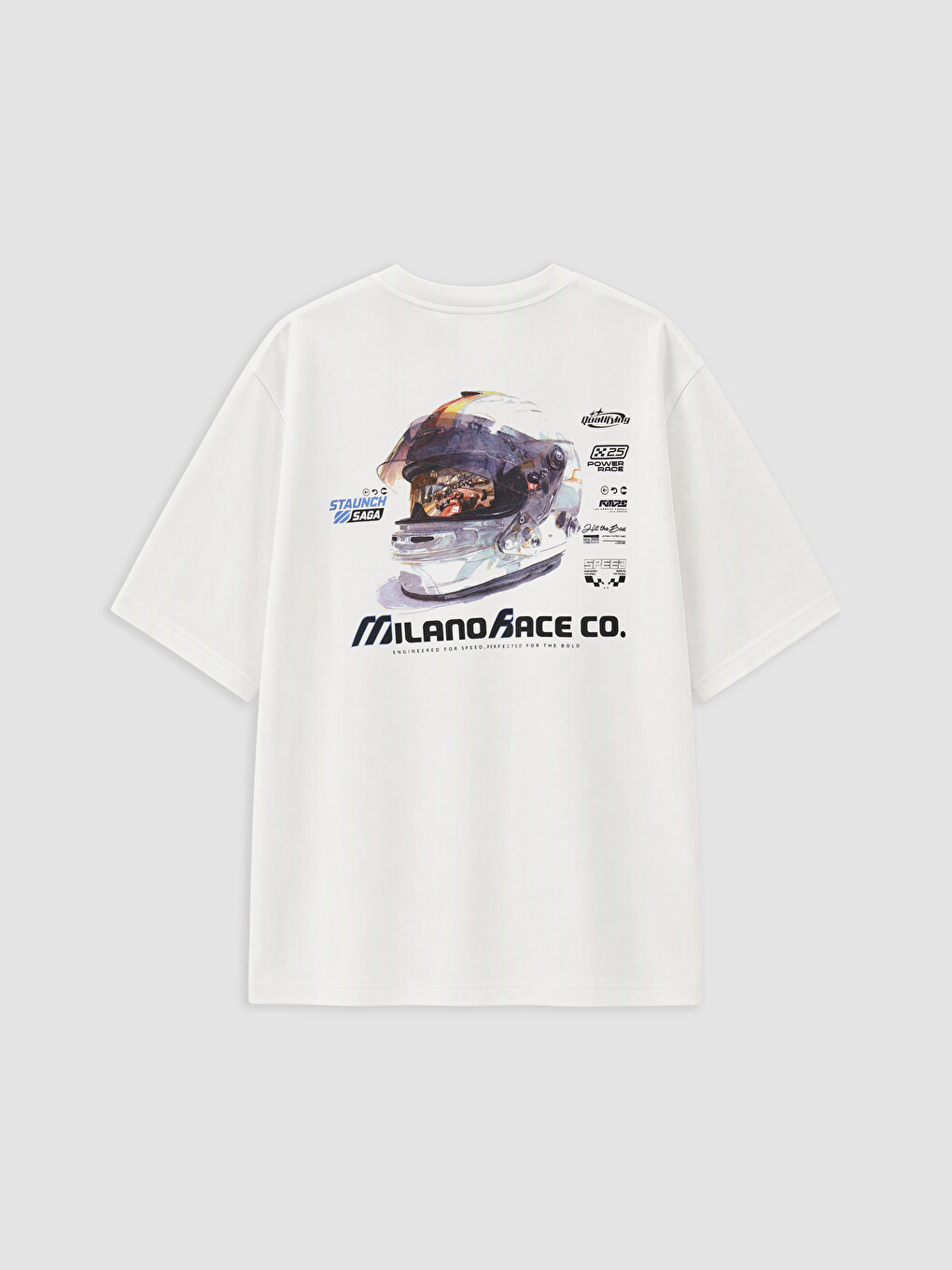 T-shirt À Col Rond Imprimé Milano Pour Homme-5