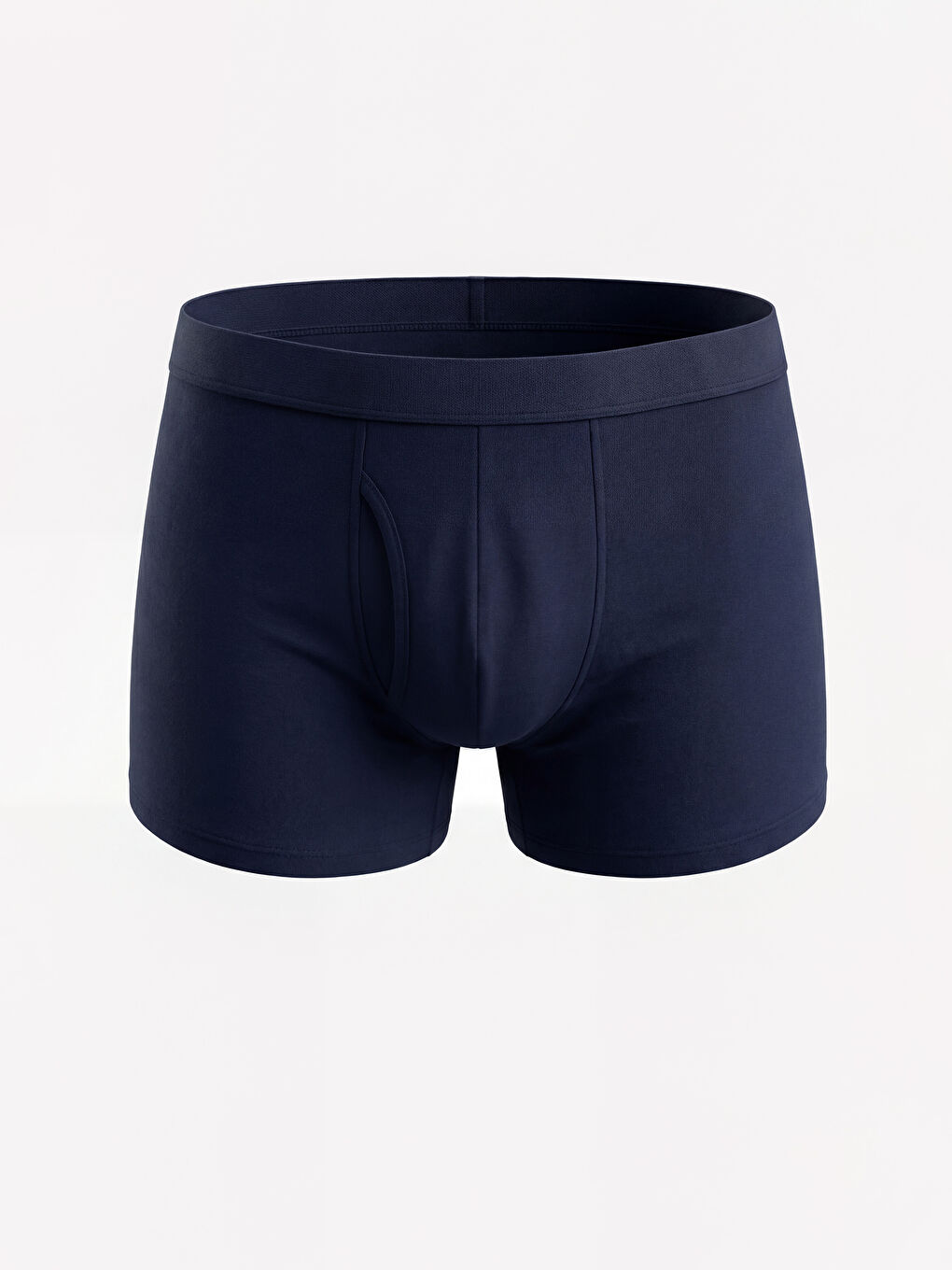 Lacivert Standart Kalıp Pamuklu Esnek Erkek Boxer 3'lü-2