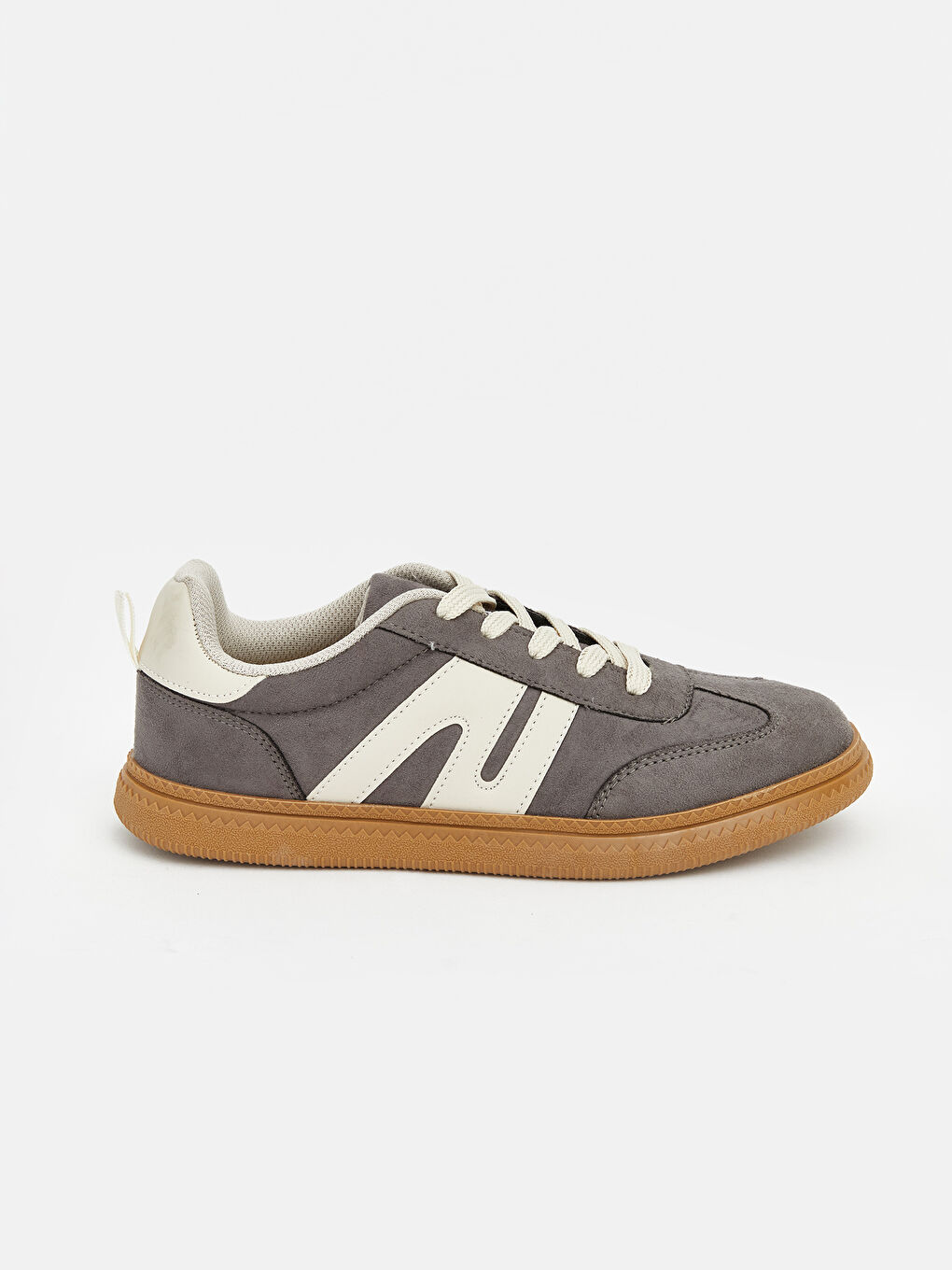 Antrasit Süet Görünümlü Erkek Çocuk Spor Ayakkabı-1