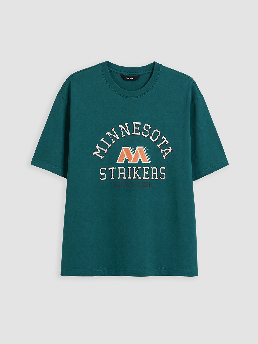 T-shirt À Col Rond Imprimé Minnesota Pour Homme-4