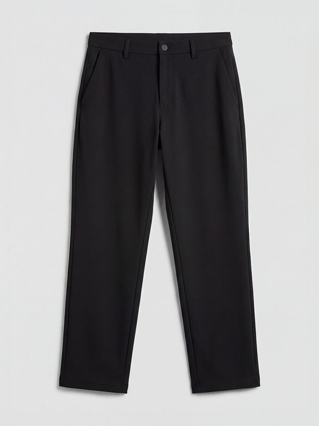 Siyah Standart Kalıp Erkek Pantolon