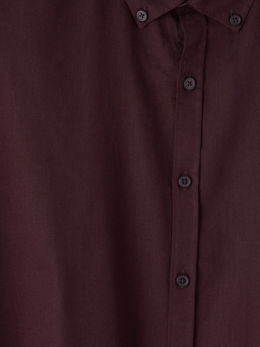 Slim Fit Linen Blend Men's Shirt-6