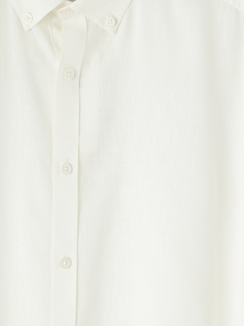 Slim Fit Linen Blend Men's Shirt-6