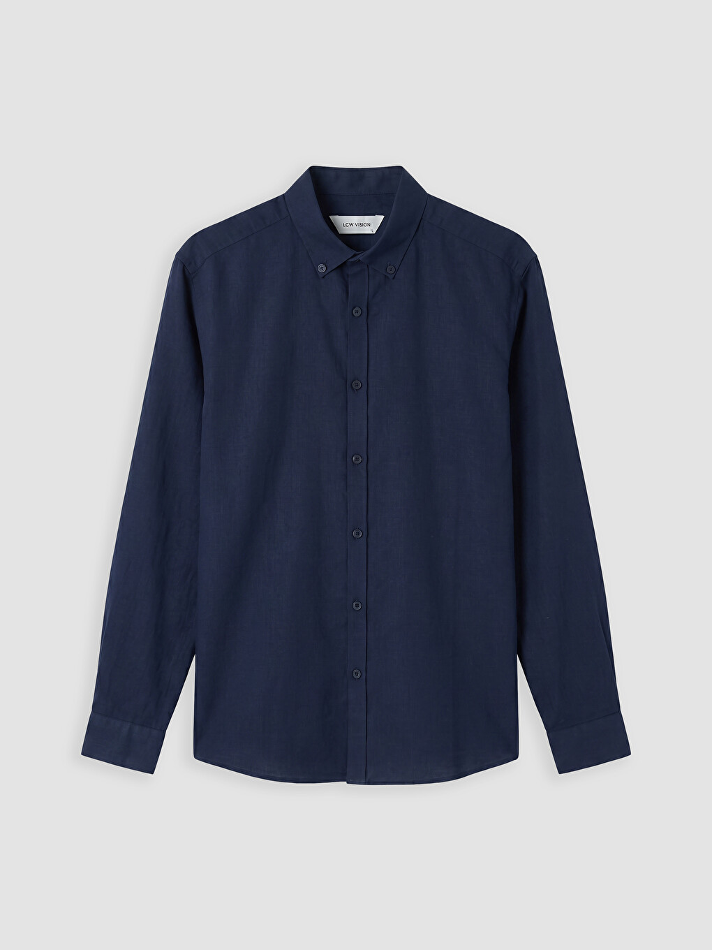Slim Fit Linen Blend Men's Shirt