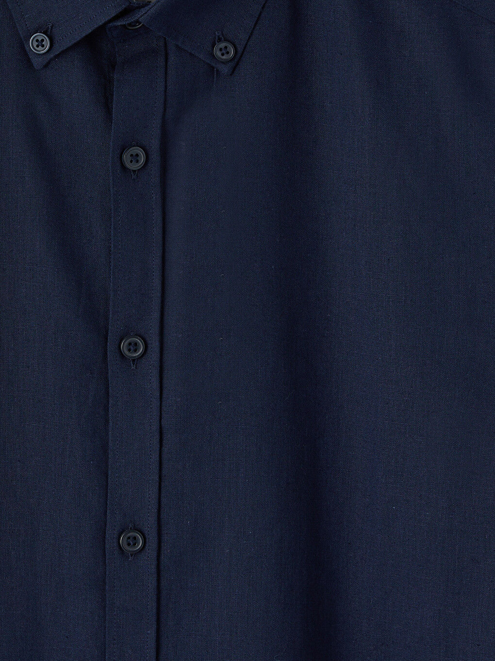 Slim Fit Linen Blend Men's Shirt-2