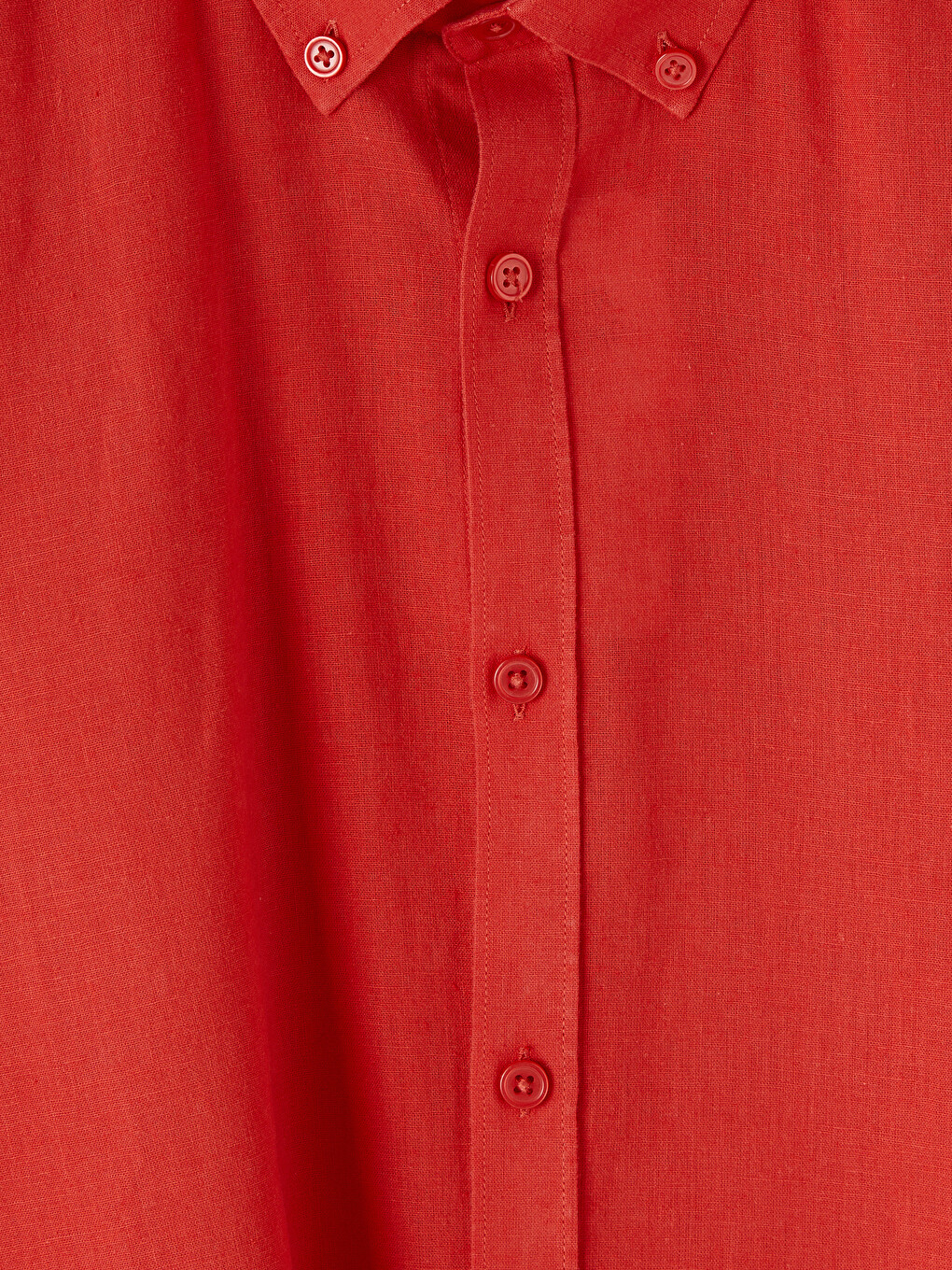 Slim Fit Linen Blend Men's Shirt-6
