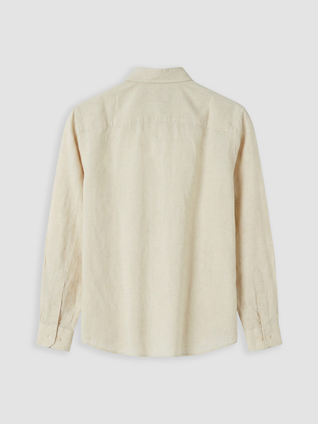 Slim Fit Linen Blend Men's Shirt-5