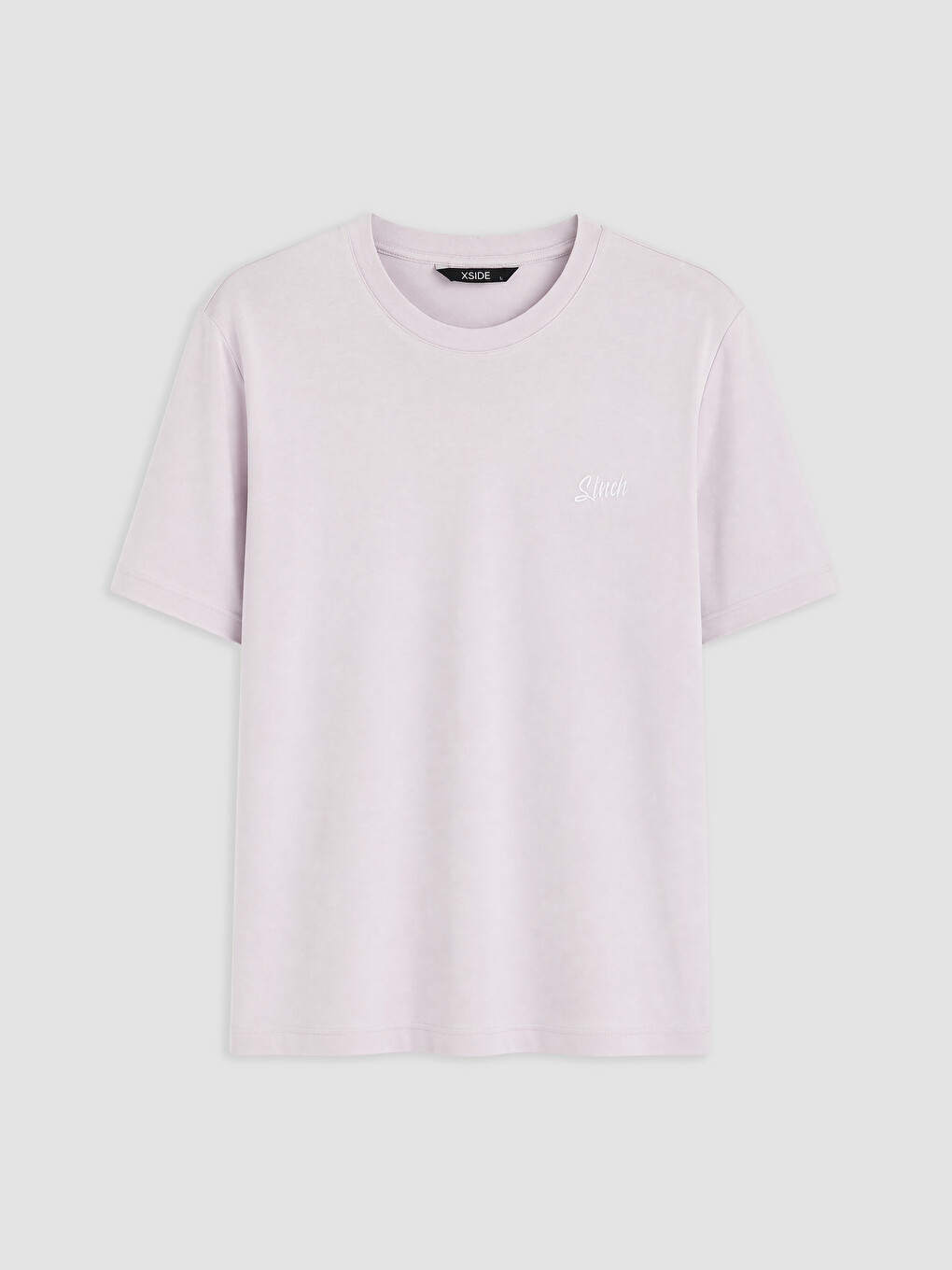 Crew Neck Embroidered Men's T-shirt-4
