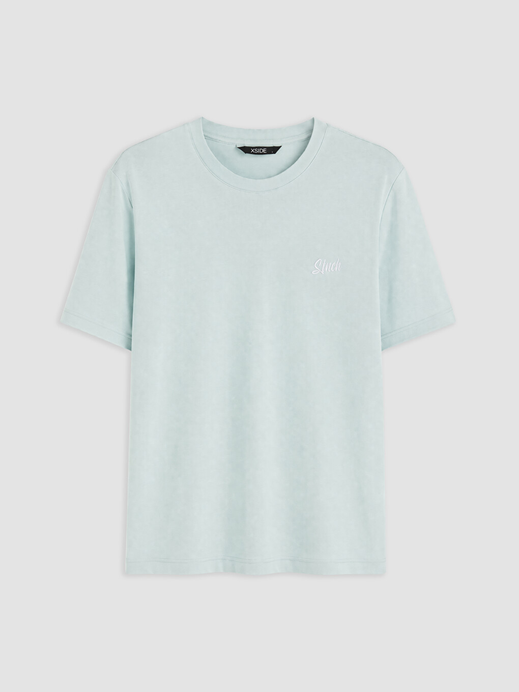 Crew Neck Embroidered Men's T-shirt-4