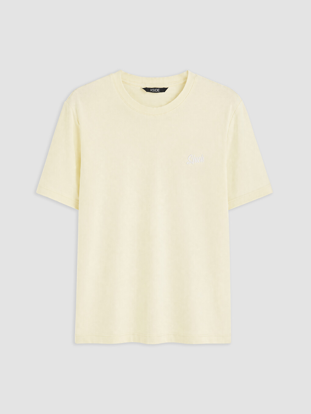 Crew Neck Embroidered Men's T-shirt-4