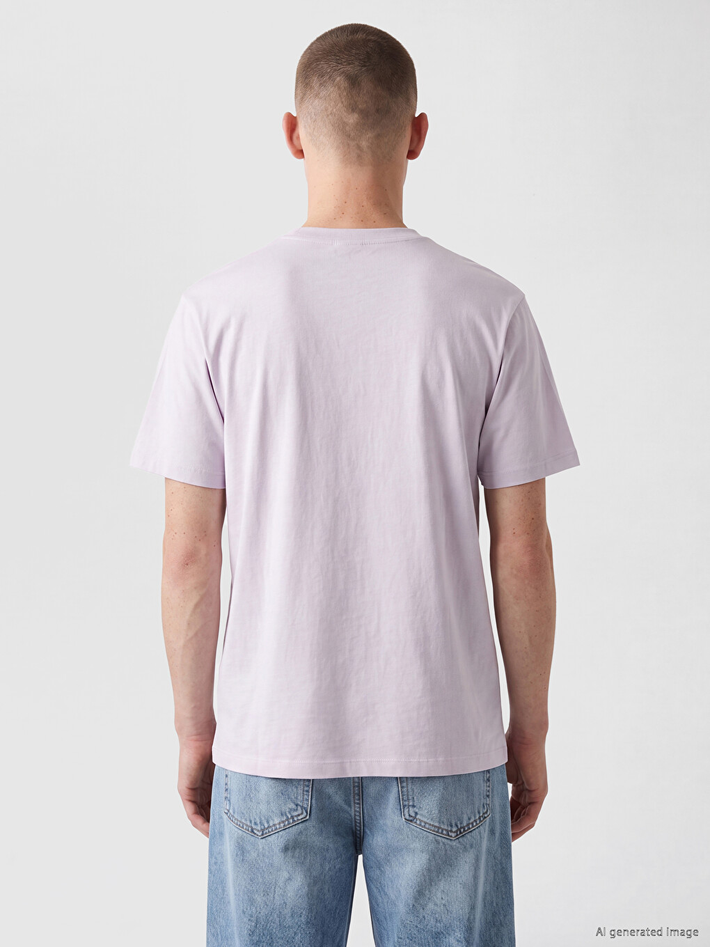 Crew Neck Embroidered Men's T-shirt-3
