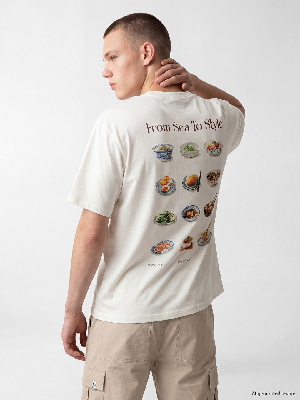 Crew Neck Printed Men's T-Shirt