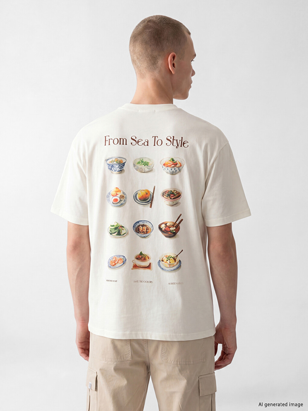 Crew Neck Printed Men's T-Shirt-3