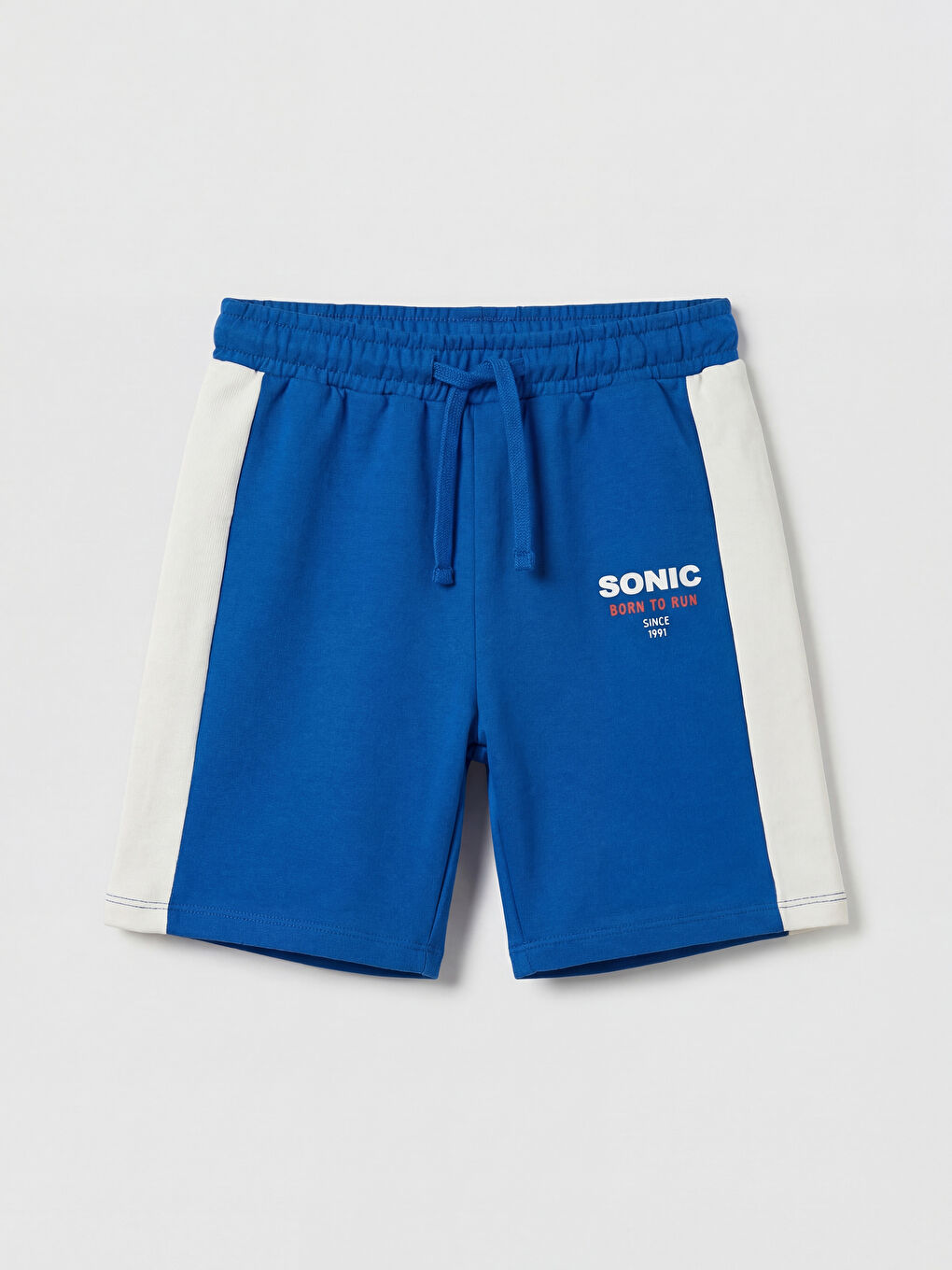 Bej Sonic Baskılı Erkek Çocuk Tişört ve Şort-4