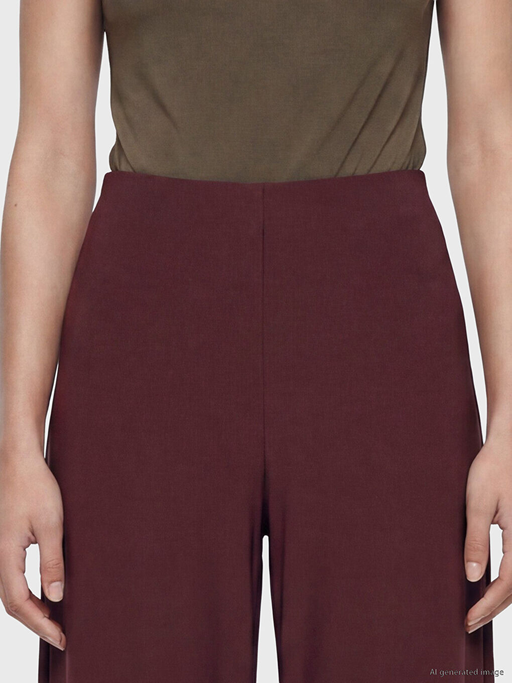 Elastic Waist Women's Sweatpants-2