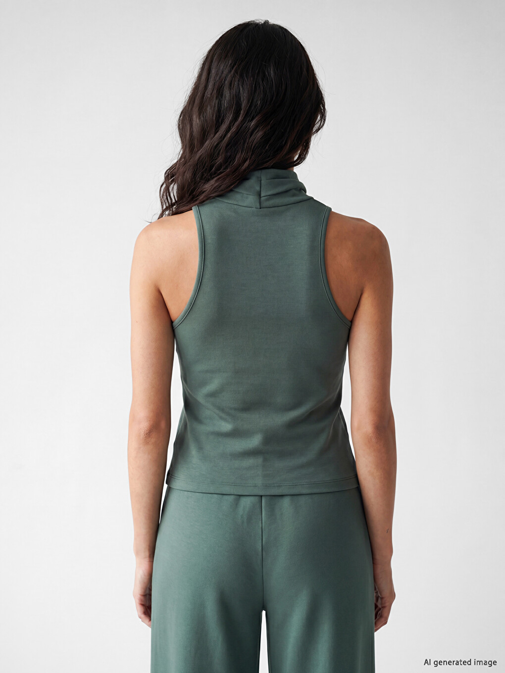 Cowl Neck Asymmetric Cut Blouse-3