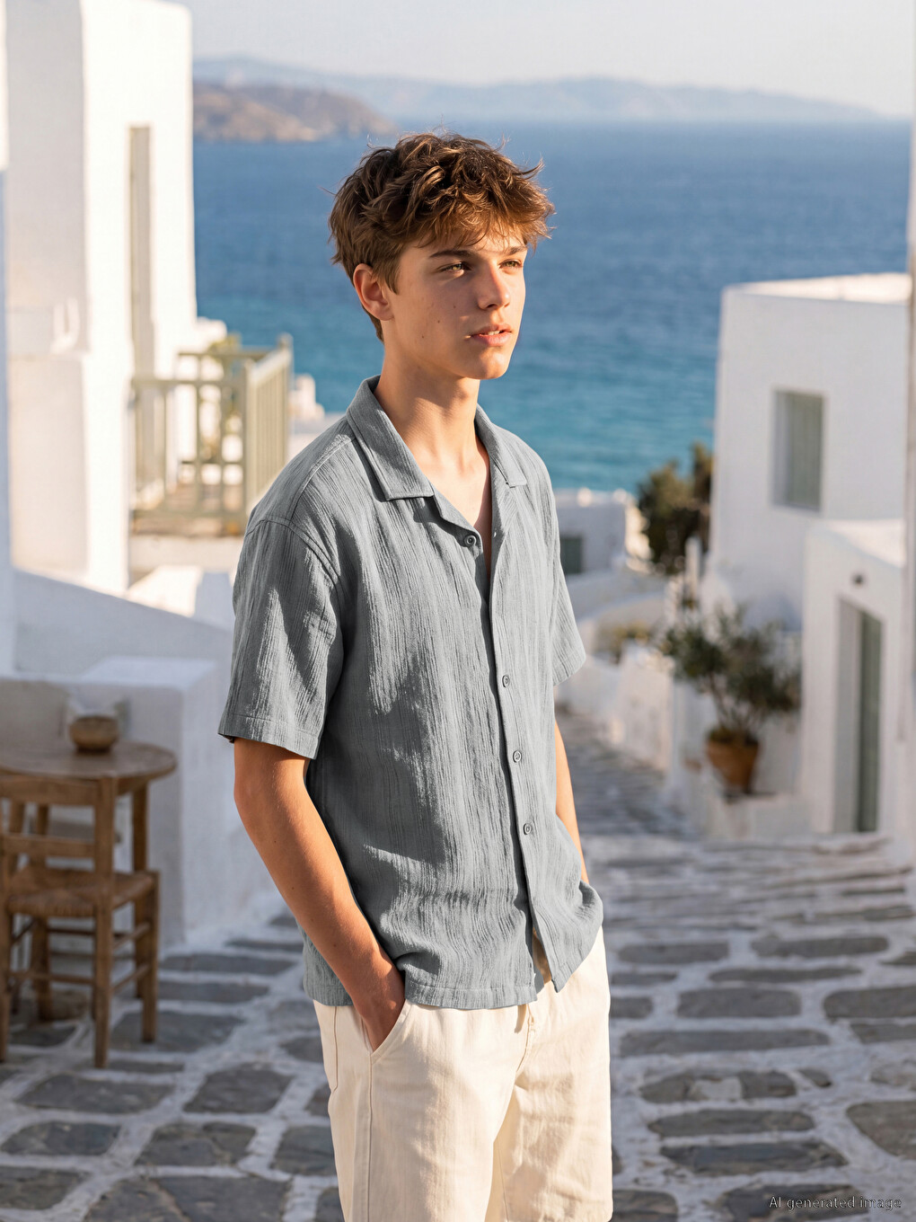 Short Sleeve Boys' Shirt