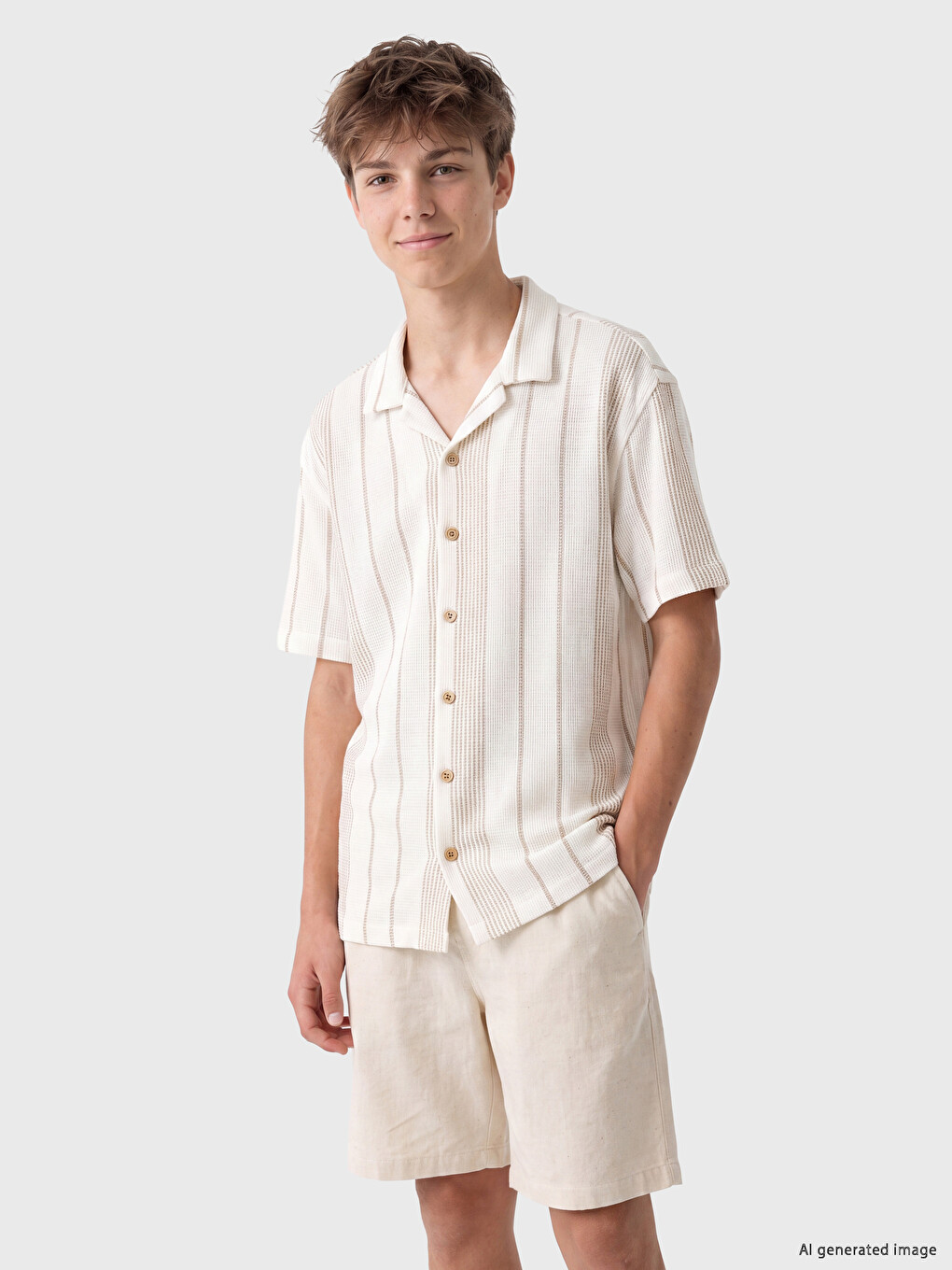 Striped Boys' Shirt-1