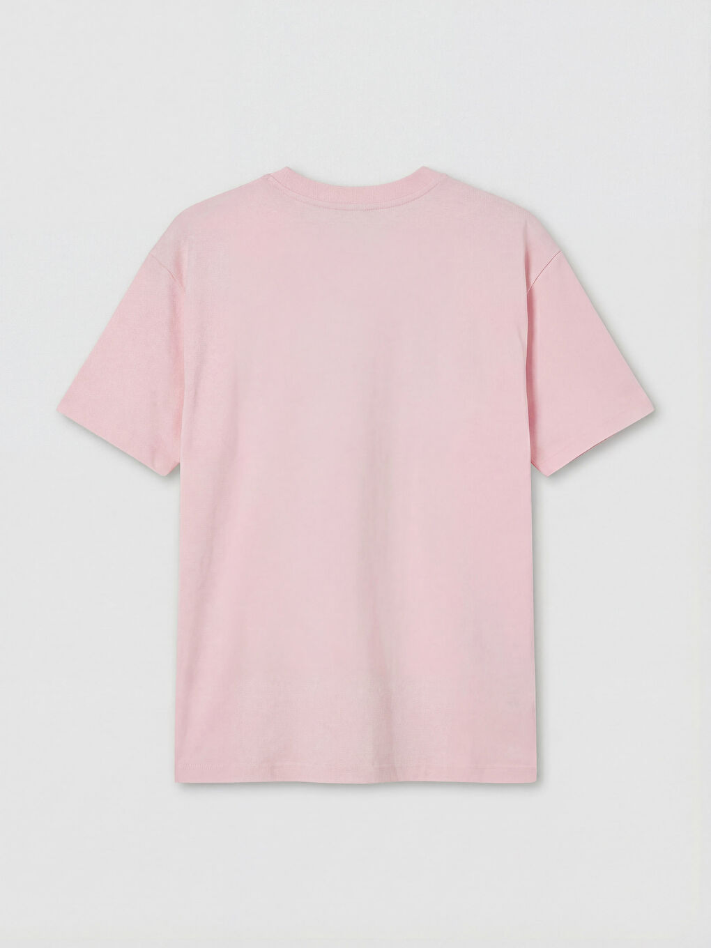 Pembe Hello Kitty Nakışlı Oversize Kadın Tişört-1