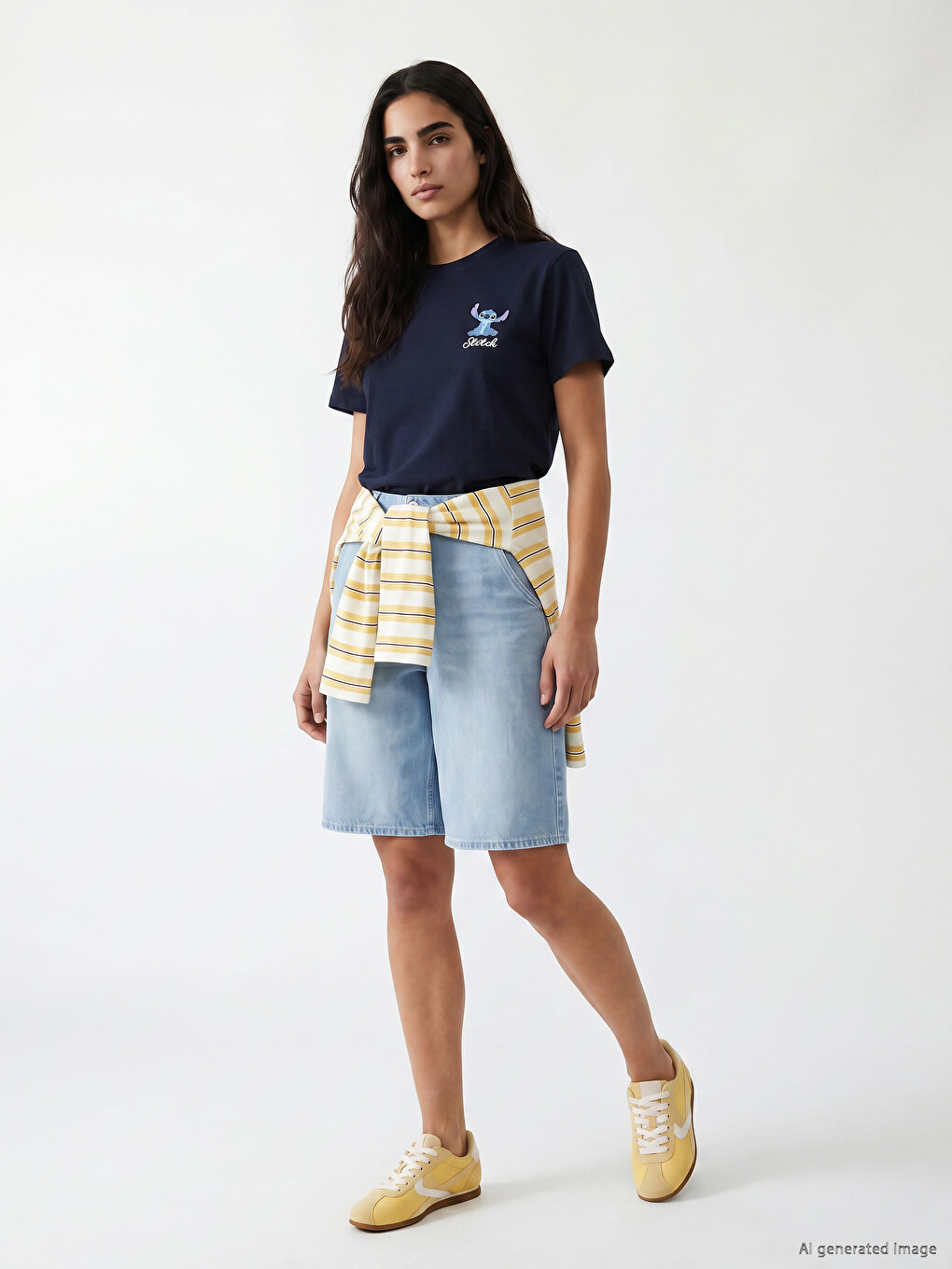 Lilo & Stitch Printed Women's T-Shirt-1