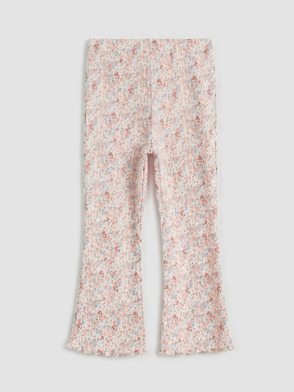 Ekru Kaşkorse Kız Çocuk İspanyol Paça Tayt-1