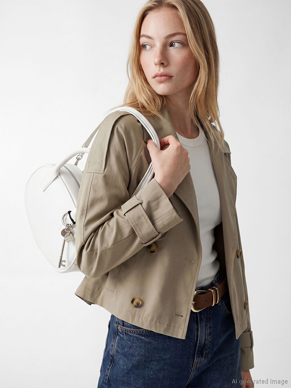 Ženska torba za rame od veštačke kože