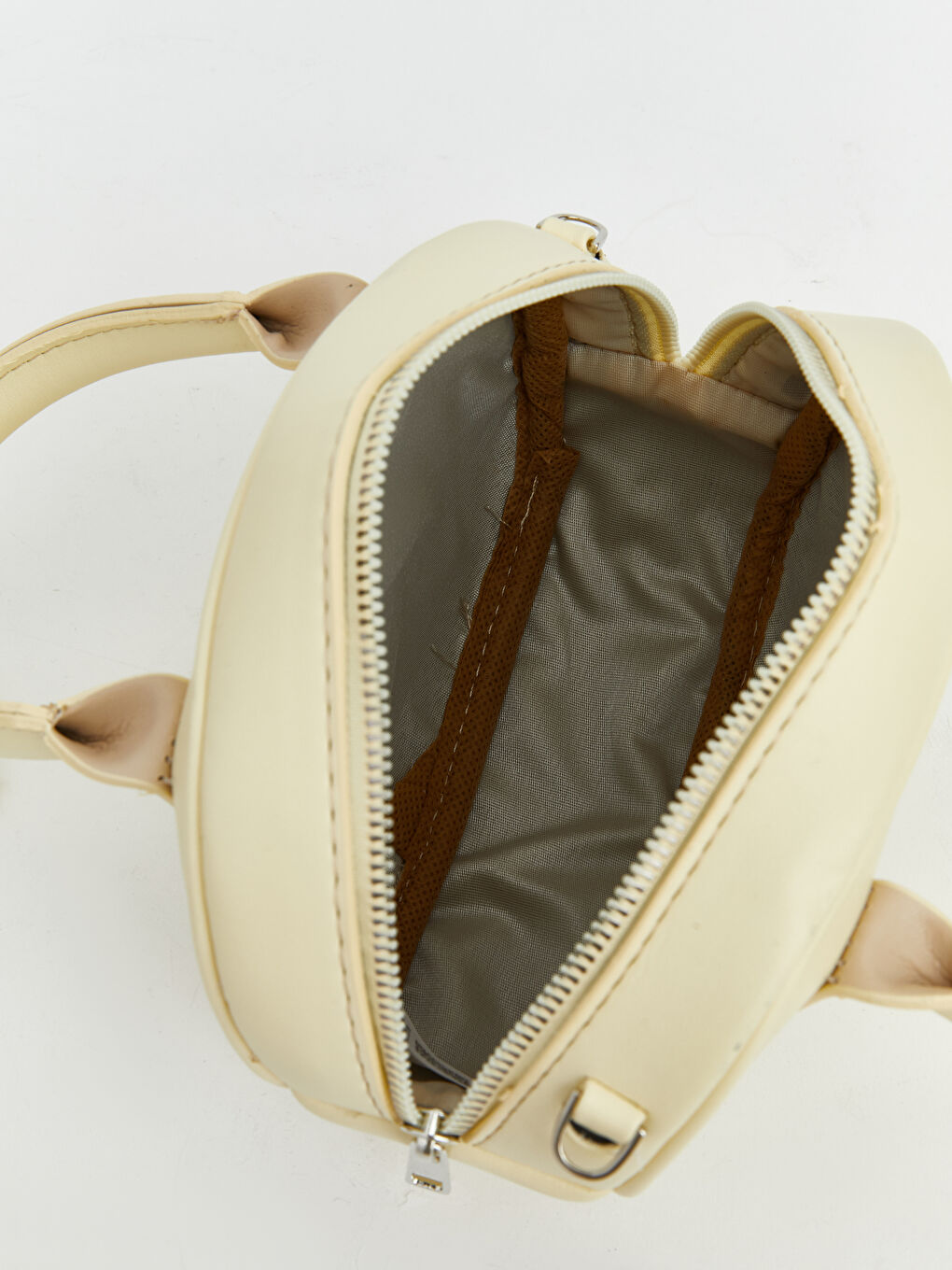 Sarı Fiyonk Detaylı Deri Görünümlü Kadın Omuz Çantası-3