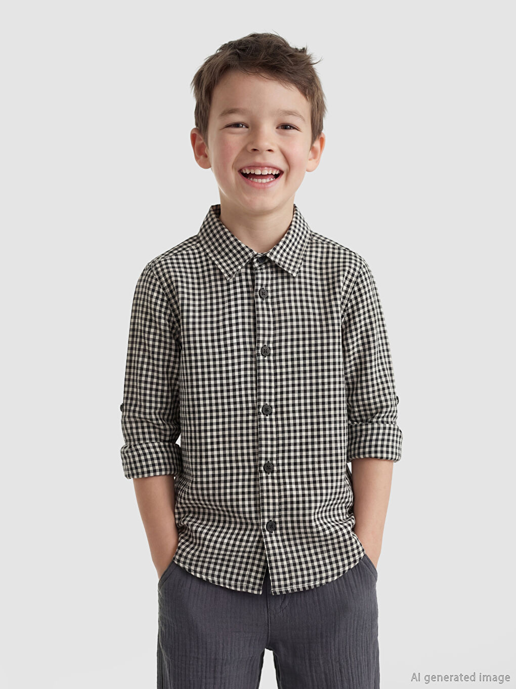 Plaid Boys' Shirt