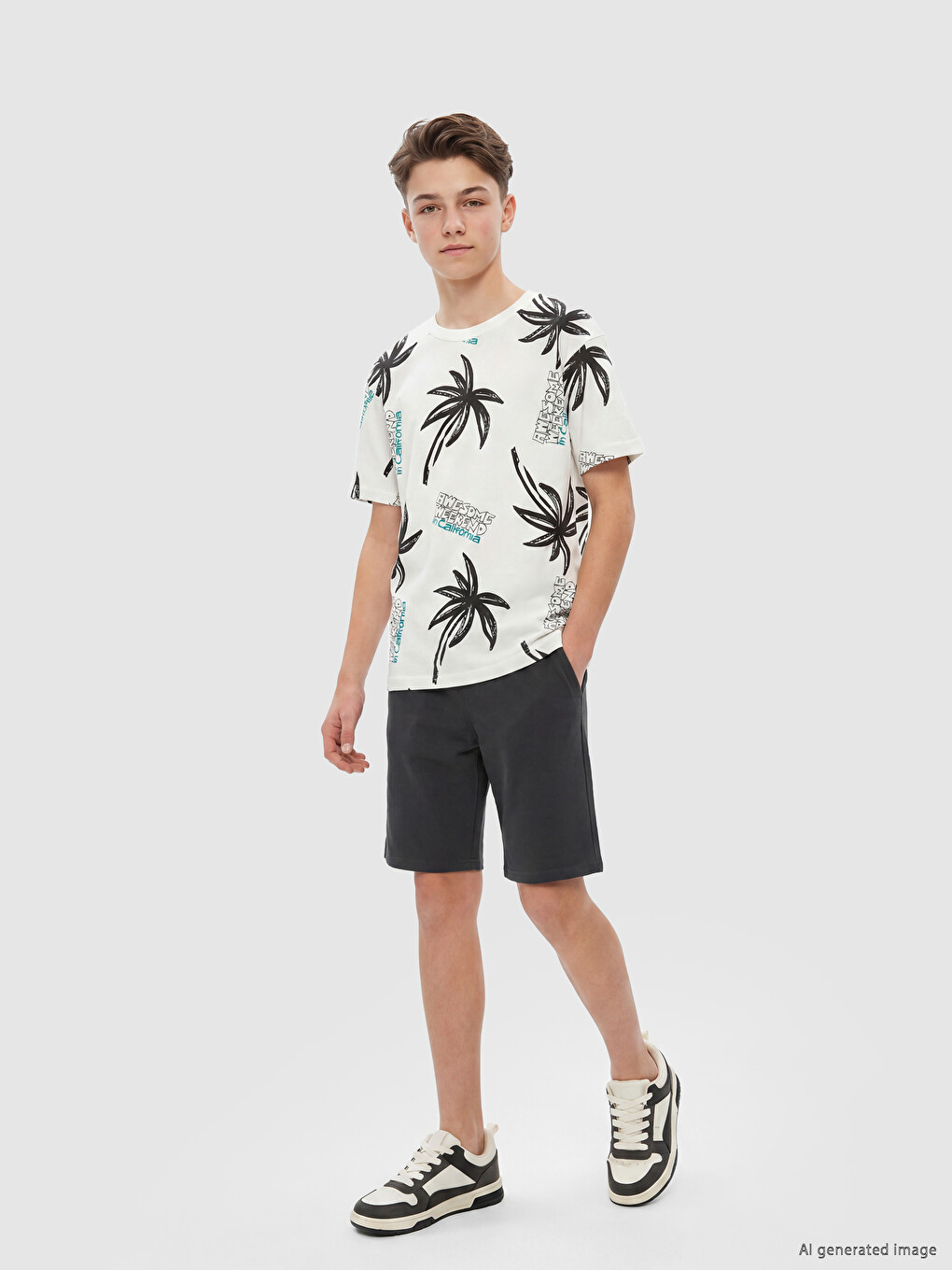 California Printed Boys' Set