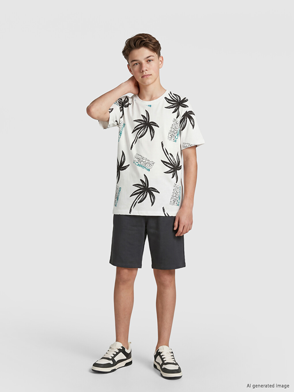 California Printed Boys' Set-1
