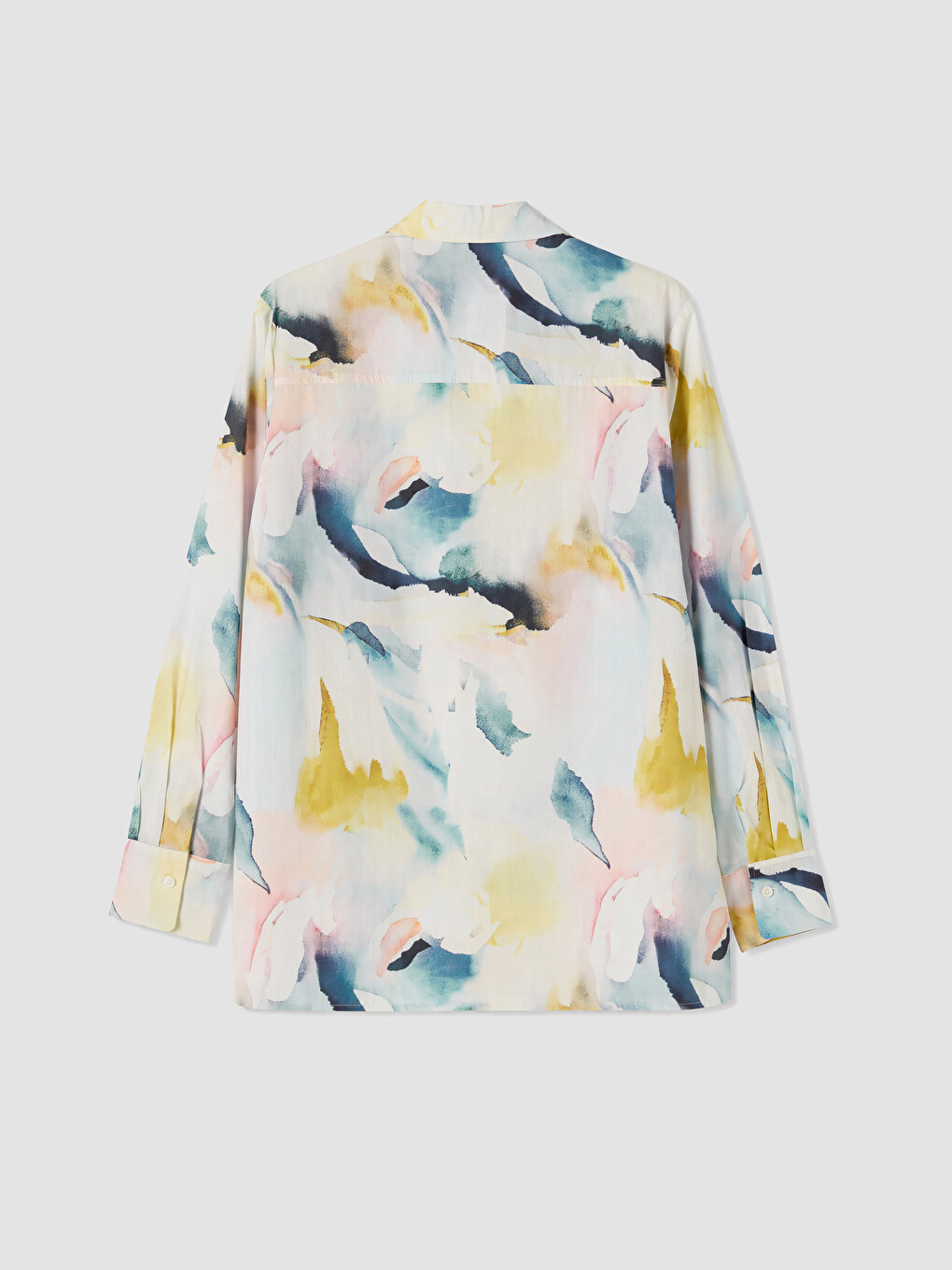 Patterned Oversize Women's Shirt-5