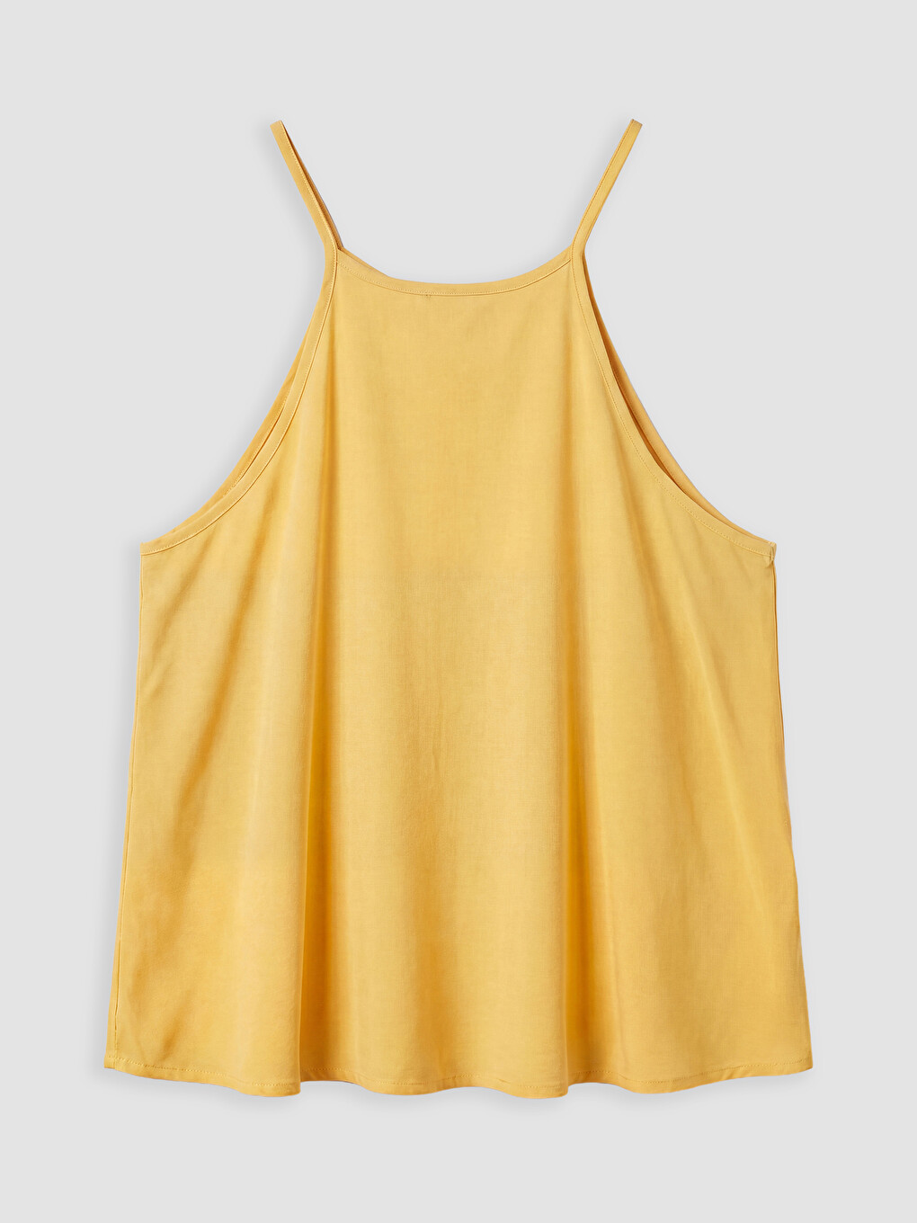 Sarı Halter Yaka Desenli Kadın Pijama Takımı-3