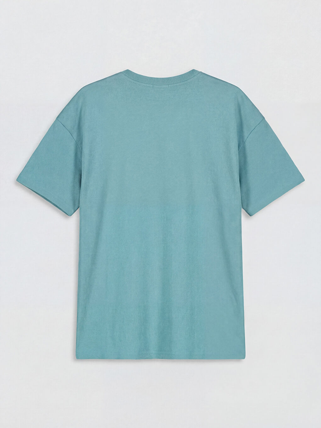 Mavi Bisiklet Yaka Baskılı Erkek Çocuk Tişört-1