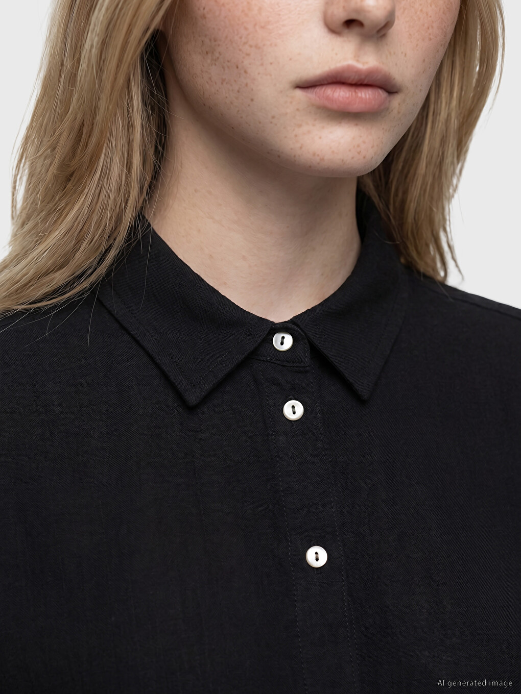 Oversize Muslin Women's Shirt-2