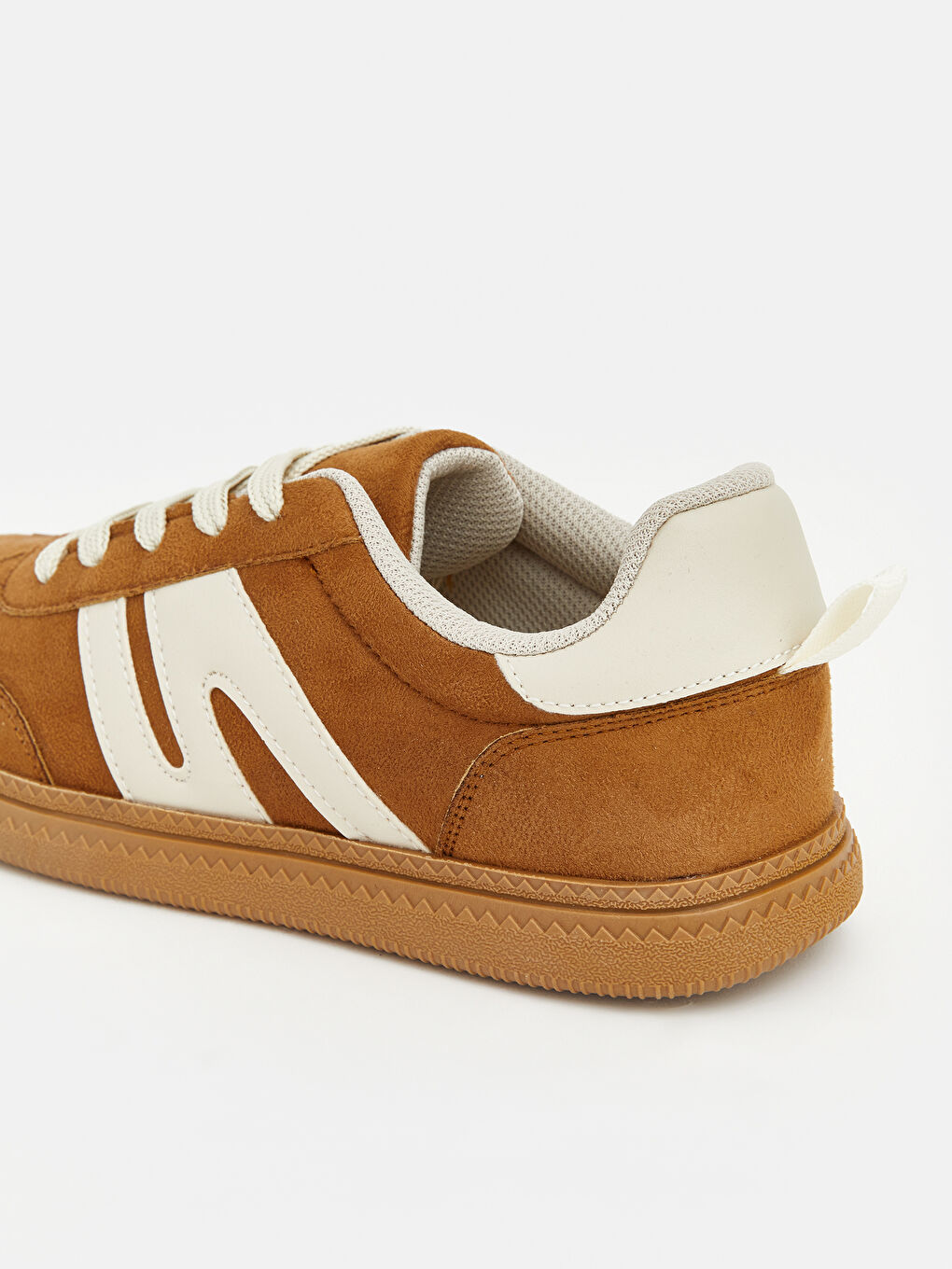 Kahverengi Süet Görünümlü Kız Çocuk Spor Ayakkabı-4