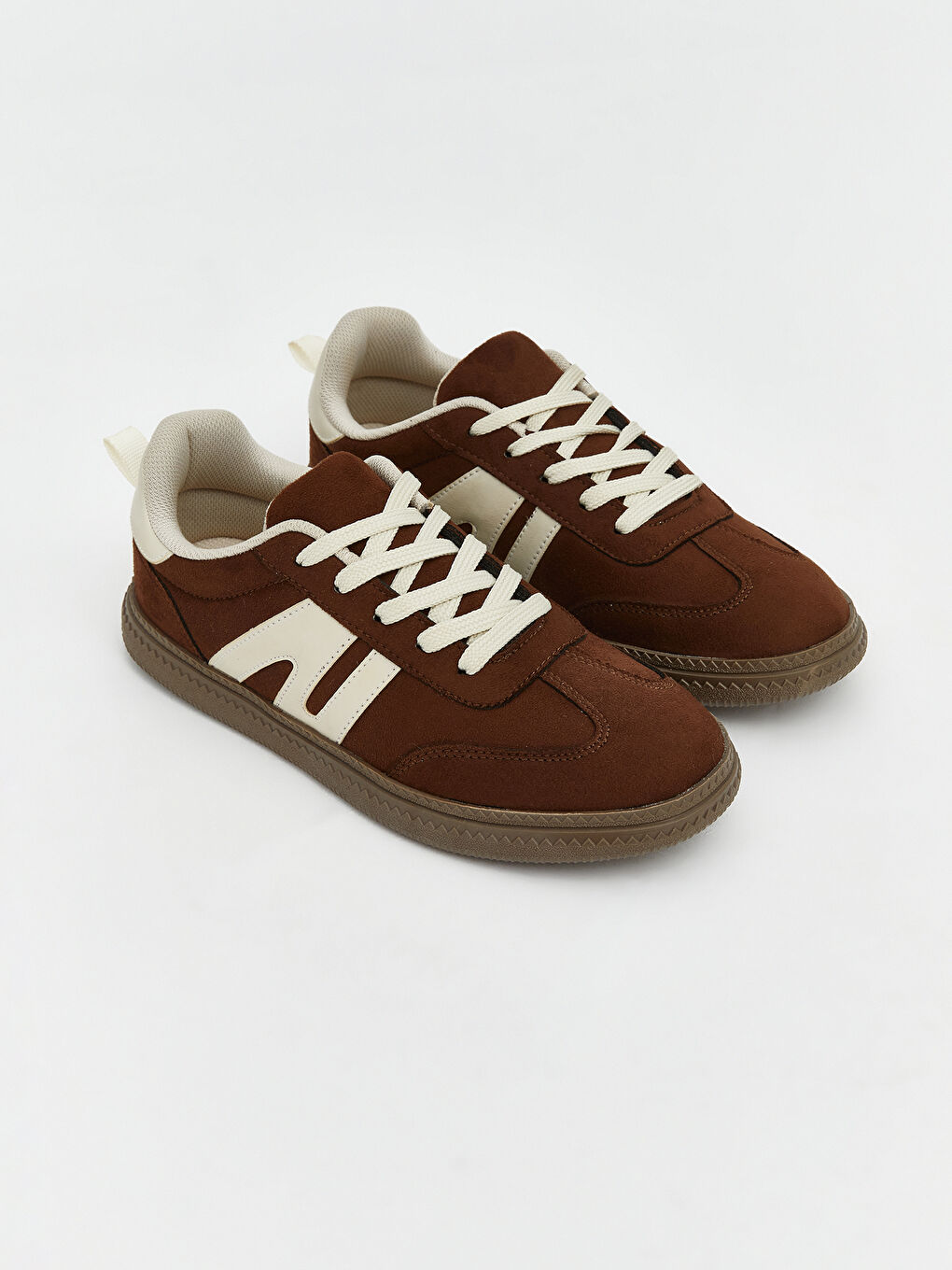 Kahverengi Süet Görünümlü Kız Çocuk Spor Ayakkabı