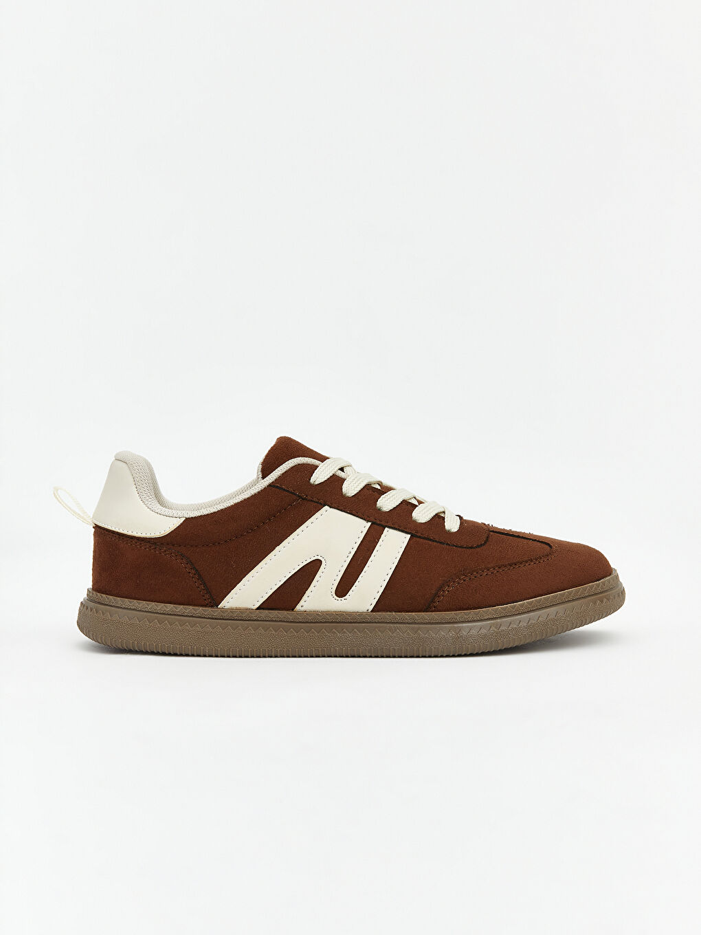 Kahverengi Süet Görünümlü Kız Çocuk Spor Ayakkabı-1